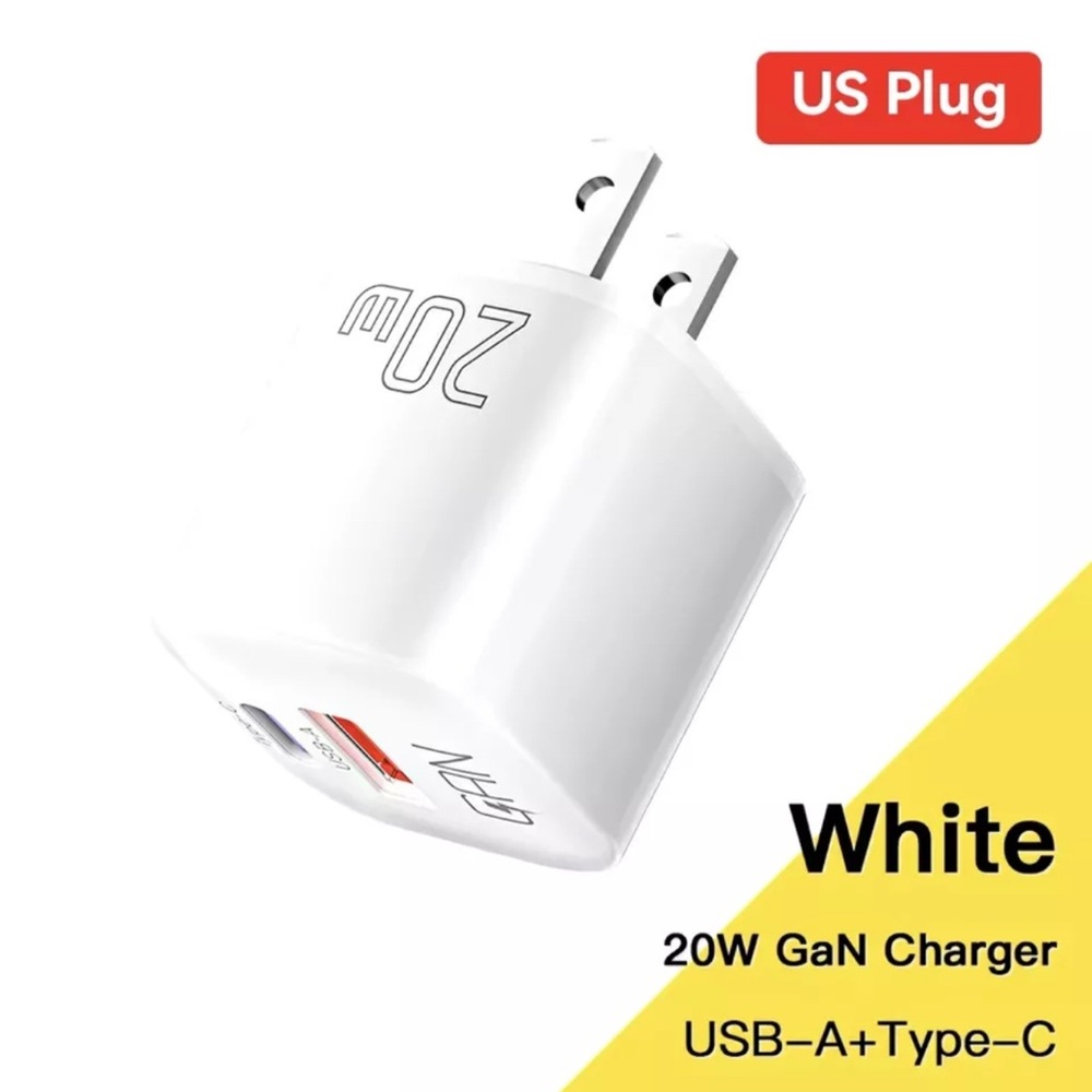 Essager 20W GaN USB Type C Charger PD Fast Charge Phone QC 3.0 Quick Chargers
